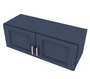 Brooklyn Midnight Double Door Wall Cabinet - 33" W x 12" H Default Title
