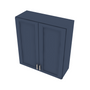 Brooklyn Midnight Double Door Wall Cabinet - 33" W x 36" H Default Title