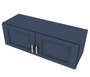 Brooklyn Midnight Double Door Wall Cabinet - 36" W x 12" H Default Title