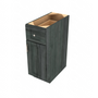 Brooklyn Slate Single Door Standard Base Cabinet - 12" W x 34.5" H x 24" D 12" W