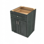 Brooklyn Slate Double Door Standard Base Cabinet - 24" W x 34.5" H x 24" D 24" W