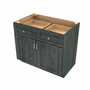 Brooklyn Slate Double Door Standard Base Cabinet - 39" W x 34.5" H x 24" D 39" W
