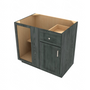 Brooklyn Slate Blind Base Cabinet - 36" W x 34.5" H x 24" D 36" W