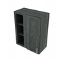 Brooklyn Slate Blind Wall Cabinet - 24" W x 30" H x 12" D 24" W
