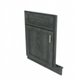 Brooklyn Slate Corner Sink Front - 27" W x 34.5" H x 2" D 27" W