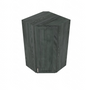 Brooklyn Slate Corner Wall Cabinet - 24" W x 42" H x 12" D 24" W