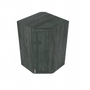 Brooklyn Slate Corner Wall Cabinet - 27" W x 42" H x 15" D 27" W