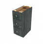 Brooklyn Slate Drawer Base Cabinet - 12" W x 34.5" H x 24" D 12" W