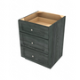 Brooklyn Slate Drawer Base Cabinet - 24" W x 34.5" H x 24" D 24" W