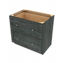 Brooklyn Slate Drawer Base - 2 Drawer 36" W x 34.5" H x 24" D 36" W