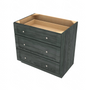 Brooklyn Slate Drawer Base Cabinet - 36" W x 34.5" H x 24" D 36" W