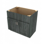 Brooklyn Slate 36" Farm House Sink Base Cabinet - 36" W x 34.5" H x 24" D 36" W
