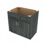 Brooklyn Slate Sink Base Cabinet - 33" W x 34.5" H x 24" D 33" W