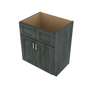 Brooklyn Slate Double Door Vanity 12" W x 34.5" H x 21" D 12" W