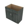 Brooklyn Slate Double Door Vanity - 33" W 33" W