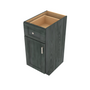 Brooklyn Slate Single Door Vanity Base 15" W x 34.5" H x 21" D 15" W