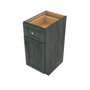 Brooklyn Slate Single Door Vanity Base 15" W x 34.5" H x 21" D 15" W