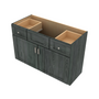 Brooklyn Slate Vanity Sink Base - 48" W x 34.5" H x 21" D 48" W