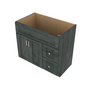 Brooklyn Slate Vanity Combo Cabinet Right - 36" W x 34.5" H x 21" D 36" W