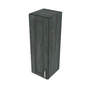 Brooklyn Slate Single Door Wall Cabinet - 12" W x 36" H x 12" D 12" W
