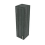 Brooklyn Slate Single Door Wall Cabinet - 12" W x 42" H x 12" D 12" W