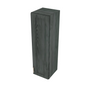 Brooklyn Slate Single Door Wall Cabinet - 12" W x 42" H x 12" D 12" W