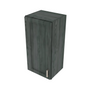 Brooklyn Slate Single Door Wall Cabinet - 15" W x 30" H x 12" D 15" W
