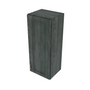 Brooklyn Slate Single Door Wall Cabinet - 15" W x 36" H x 12" D 15" W