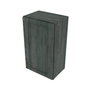 Brooklyn Slate Single Door Wall Cabinet - 18" W x 30" H x 12" D 18" W
