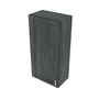 Brooklyn Slate Single Door Wall Cabinet - 18" W x 42" H x 12" D 18" W