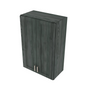 Brooklyn Slate Double Door Wall Cabinet - 27" W x 36" H x 12" D 27" W