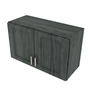 Brooklyn Slate Double Door Wall Cabinet - 30" W x 18" H x 12" D 30" W