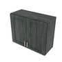 Brooklyn Slate Double Door Wall Cabinet - 30" W x 24" H x 12" D 30" W