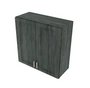 Brooklyn Slate Double Door Wall Cabinet - 30" W x 30" H x 12" D 30" W