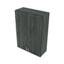 Brooklyn Slate Double Door Wall Cabinet - 30" W x 42" H x 12" D 30" W