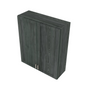 Brooklyn Slate Double Door Wall Cabinet - 36" W x 42" H x 12" D 36" W