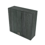 Brooklyn Slate Double Door Wall Cabinet - 39" W x 36" H x 12" D 39" W