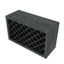 Brooklyn Slate Wine Rack - 30" W x 18" H x 12" D 30" W