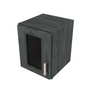 Brooklyn Slate Wall Stacking Cabinet with Glass - 12" W x 15" H x 12" D 12" W