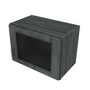 Brooklyn Slate Wall Stacking Cabinet with Glass - 21" W x 15" H x 12" D 21" W