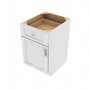 Brooklyn Bright White Single Door Standard Base Cabinet - 21" W x 34.5" H x 24" D 21" W