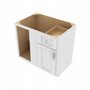 Brooklyn Bright White Blind Base Cabinet - 42" W x 34.5" H x 24" D 42" W