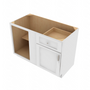 Brooklyn Bright White Blind Base Cabinet - 48" W x 34.5" H x 24" D 48" W