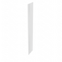 Brooklyn Bright White Bookcase End - 1.5" W x 96" H x 15" D 1.5" W