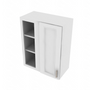 Brooklyn Bright White Blind Wall Cabinet - 24" W x 30" H x 12" D 24" W