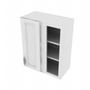 Brooklyn Bright White Blind Wall Cabinet - 24" W x 30" H x 12" D 24" W