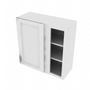Brooklyn Bright White Blind Wall Cabinet - 30" W x 30" H x 12" D 30" W