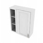 Brooklyn Bright White Blind Wall Cabinet - 30" W x 36" H x 12" D 30" W