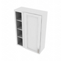 Brooklyn Bright White Blind Wall Cabinet - 30" W x 42" H x 12" D 30" W