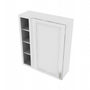 Brooklyn Bright White Blind Wall Cabinet - 36" W x 42" H x 12" D 36" W